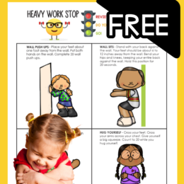 digital page examples with heavy work activities for young learners