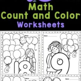 six digital sample pages of color and counting