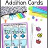 colorful clipart butterflies in clipart jars with addition signs