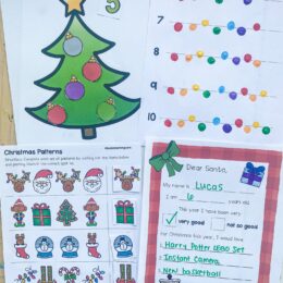 free Christmas learning printables ABCdee Learning multi-PDF cluster