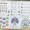 free Thanksgiving learning printables ABCdee Thankful Mini Book and activity pages