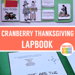 free Cranberry Thanksgiving activity pack Homeschool Share printables lapbook