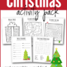 free Christmas activity pack Homeschool Creations printables