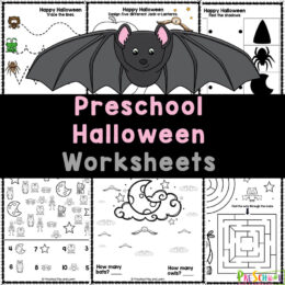 free preschool halloween worksheets pack 17 pages Preschool Play and Learn