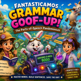 Fantasticamos Grammar Goof-Up parts of speech printables from Blogging4Adventure